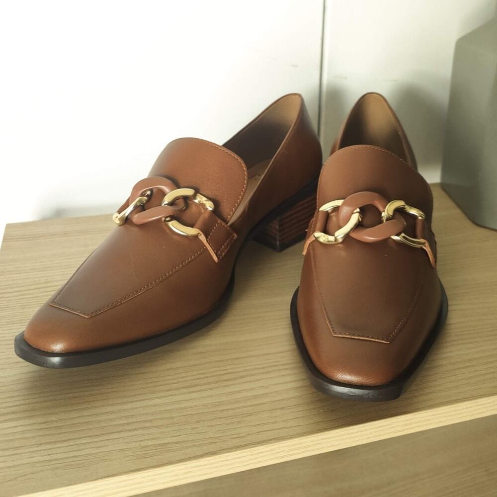 Linea Paolo Chrystie Cognac Loafers 10
